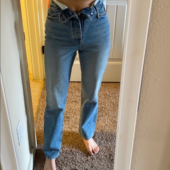 Alexander Wang Cult Flip Waist Jeans 27 